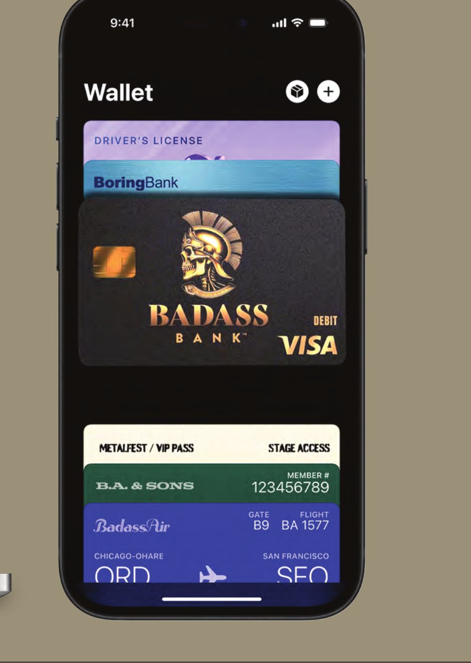 Badass Bank digital wallet