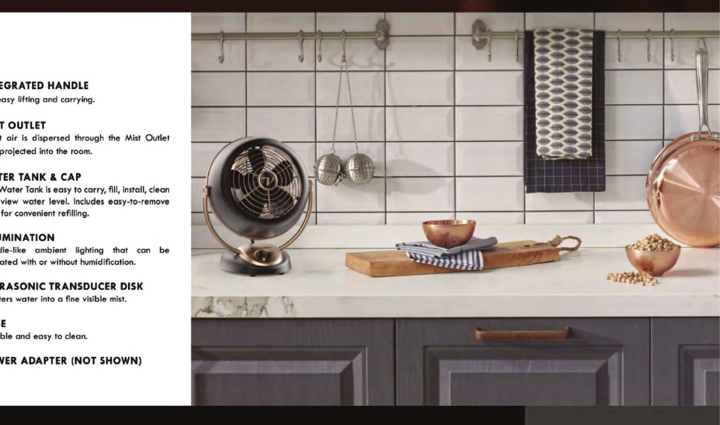 Vornado product in a kitchen setting