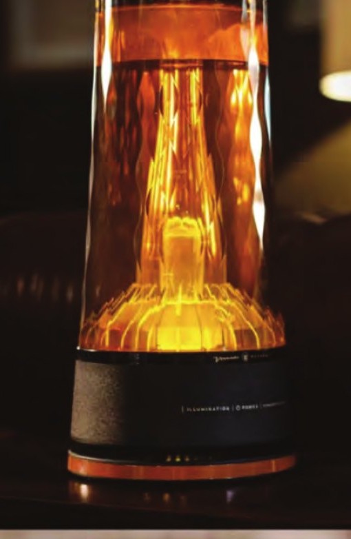 Vornado Alchemy humidifier glowing amber